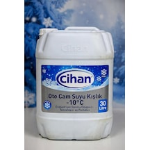 Cihan Oto Cam Suyu Kışlık -10 30 Litre