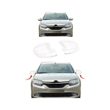 Renault Symbol Uyumlu 2013 Ve Üzeri Ayna Kapağı 2 Parça Abs Krom Kaplama