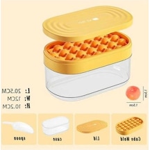 Ankatek Ve Tepsi, Sarı Küp Kılıf, Kaşık Yok, Kapak Yok, Bpa'lı Buzlu Sarı Sarı Sarı