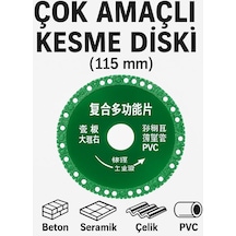 Senbang 115 Mm Çok Amaçlı Kesme Diski Seramik Fayans Mermer Pvc İnce Metal Kesim Pürüzsüz Kesim