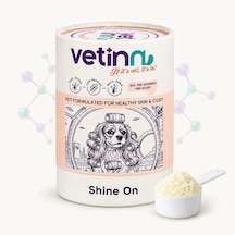 Shine On - Köpek Deri Ve Tüy Sağlığı Destekleyici, Dökülme Karşıtı, Tüy Parlaklığı, Kolay Taranan Tüyler, Toz Form, 150 Gram