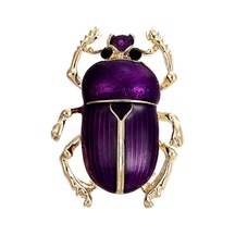 1 Adet Kadınlar Çocuklar İçin Vintage Böcek Broşları Emaye Hayvan Böcekleri Broş Pinleri Çok Renkli