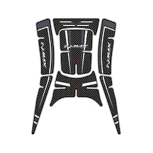 Yamaha NMAX 125-155 2021-2022 Uyumlu Tank Pad Seti Gri  (GP191606