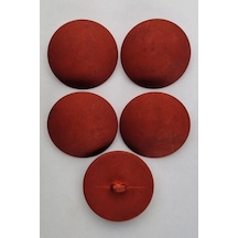 En Büyük Boy Plastik Bombeli Bordo Kaban Çeket Hırka Yelek Düğmesi 5 Adet