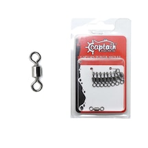 Captain 5009 Fırdöndü Rolling 10lu Paket Black Nickel 3