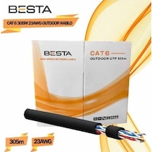 Outdoor Cat6 23 Awg 305 Metre Ip Kamera Kablosu