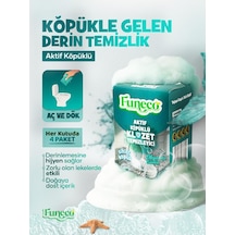 Funeco Klozet Tuvalet Wc Temizleyici, 1 Kutuda 4 Paket 300g , Aktif Köpüklü, Doğa Dostu, Okyanus