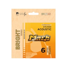 Mark Strings Bright 80/20 Bronze 11-50 Akustik Gitar Teli
