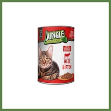 Jungle Kedi Konserve Biftekli 400gr 1 Adet Hb006