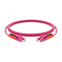 Alfafonet Lc/pc-lc/pc Multimode Om4 Dupleks 1 Metre Fiber Patch Cord