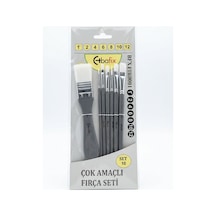 Bafix Fırça Seti Set-10 Gri 1,2,4,6,8,10,12 7 Li Bfx-fır0001