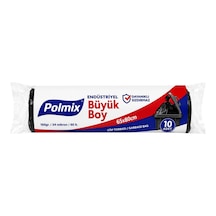 Polmix 160 Gr Endüstriyel Büyük Boy Çöp Poşeti 65 80 Cm Rulo Siyah Tarı
