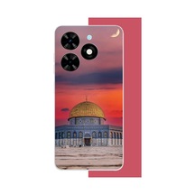 Tecno Spark 20-20c Uyumlu Kudüs4 Baskılı Silikon Kılıf Renkli