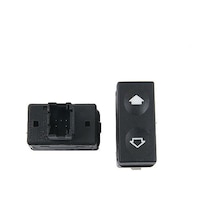 Bmw Uyumlu E36 Cam Düğmesi Siyah 61311387387
