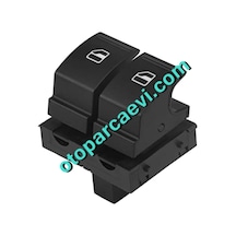 Caddy 2004-2014 Cam Açma Dügmesi Sol 355880137