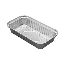 Alüminyum Kap 500 Gr Kapaklı 100 Adet Gümüş