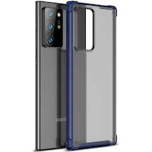 Kilifone - Galaxy Note 20 Ultra Uyumlu Kılıf Koruyucu Mat Buzlu Volks Kapak - Lacivert - T14377