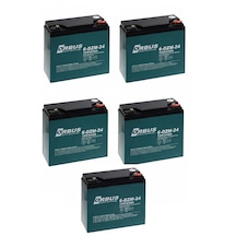 Orbus 12v 24 Ah Elektrikli Bisiklet Aküsü 5'li Set