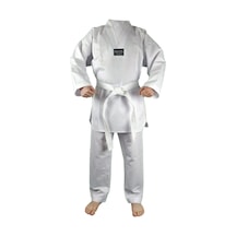 Dragondo 10013 Taekwondo Elbisesi Basic 2.0 Fitilli Beyaz Yaka Tekvondo Dobok Beyaz