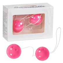 Erofoni Balls Pink İkili Vajinal Ve Anal Zevk Topu