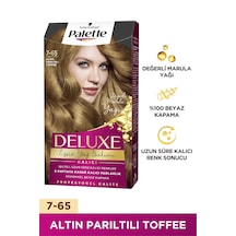 Palette Deluxe Saç Boyası 7 - 65 Altın Parıltılı Toffee (531763815)