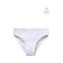 Kız Çocuk Organik Külot 2li Paket 1195 - Beyaz