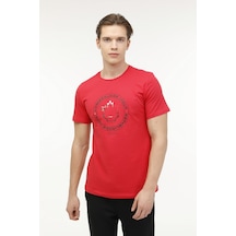Lumberjack Ml Renato 11Itl1030 4Fx Kırmızı Erkek Kısa Kol T-Shirt 000000000101570748