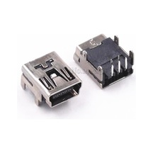 10 Adet Dişi Mini Usb Soket 10 Adet 5 Pin Dişi Konnektör