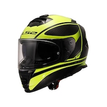 Ls2 Storm 2 Dodger Full Face Motosiklet Kaskı Siyah - Turuncu