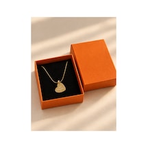 Kişiye Özel İsim Baskılı Çelik Kolye İsme Özel Kutu Gold