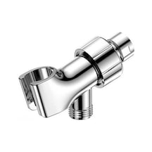 Ulzyvf Standart Şeffaf Premium Pirinç Kolu İçin El Duş Braketi, Ayarlanabilir Abs Başlık, 1/2" Bağlantı, Döner Tutucu, Duş Seti Aksesuarı Şeffaf