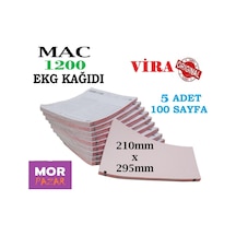Mac 1200 Ekg Cihazı Kağıdı 210mm X 295mm Z Katlama A4 -5 Adet 100 Sayfa