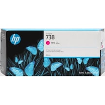 Hp 738 Magenta Kırmızı 300ml Plotter Kartuşu 676m7a