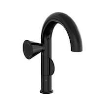 VitrA Liquid A4275539 Sol Kumandalı Lavabo Bataryası Parlak Siyah