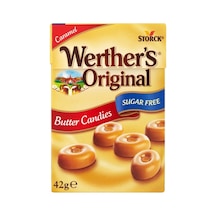 Werther's Original Şekersiz Karamelli Şeker 42g 6'li Avantaj Paketi Mıchu