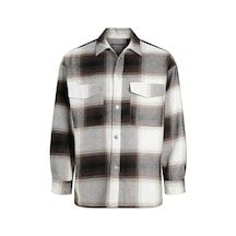 Jack & Jones Jack Jones Jared Check Overshırt Erkek Gömlek 12246825 001