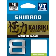 Shimano Kairiki 8 150m Mantis Green Örgü İp Misina - 0.190mm