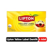 Lipton Yellow Label Demlik Poşet Çay 100 Adet 6 Paket
