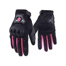 Scoyco Mc29w Yazlık Korumalı Kadın Motosiklet Eldiveni Siyah/pembe