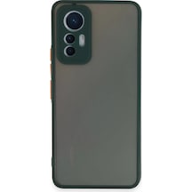 Uryport Xiaomi Mi 12 Lite Kılıf Montreal Silikon Kapak - Yeşil Normal