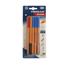 Tükenmez Kalem Office Pen 10 Lu 1010 Karışık Renkler Tek Ebat Karışık Çok Renkli