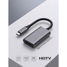 Type-c To Hdmı Çevirici Adaptör - 4k Ultra Hd Görüntü Aktarıcı Dönüştürücü