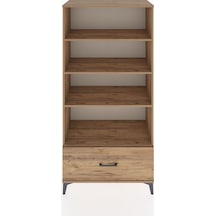 Hyperion Dolap 4 Raflı Tek Çekmeceli 88x44x182 Çam-çam Atlas Çam