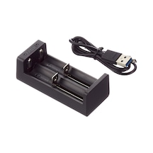 Mc2 Akıllı Cccv Lityum İyon Şarj Cihazı 5 Volt, 1 A, 2 Şarj Yuvası 14500 İla 26650 Formatları İçin