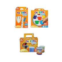 Parmak Boya - 6'lı Keçeli Kalem - 6'lı Teddy Pastel Boya