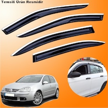 Vw Golf 5 Krom Cam Rüzgarlığı Abs Nikelajlı Krom Mügen Cam Rüzgarlığı 2004-2009 Arası 4 Parça