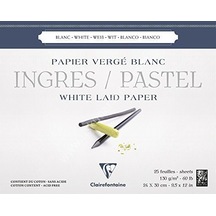 Clairefontaine İngres Pastel Blok 24x30 25 Yap. 130gr - 96482c