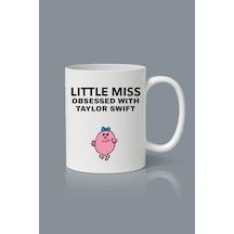 Little Miss Taylor Swift Baskılı Kupa Bardak Beyaz
