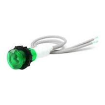 Emas S100LY2 S Serisi Plastik LED'li 24V AC/DC Yeşil 10 mm Sinyal