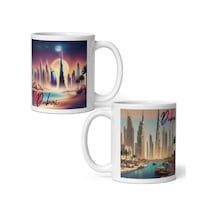 Dubai Kupa Bardak 2 Adet Seyahat Hatıra Dubai Mug